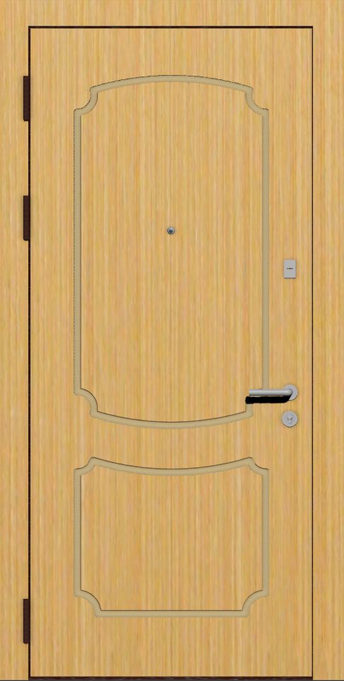 Входная дверь металлическая с накладкой шпон E8